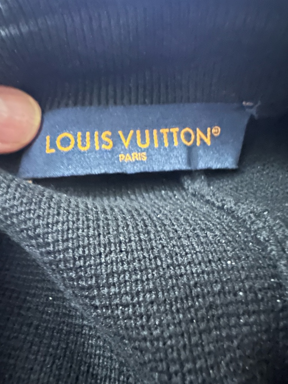 Louis Vuitton Black Knitted Pants - Picture 6 of 8